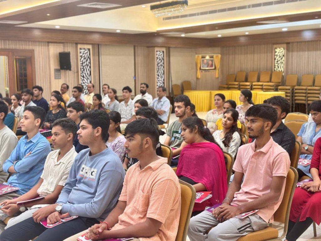 ACP Geetha Kulkarni Addresses Campmates on Cyber Crimes at SPOORTHI & PRAGATHI 2025