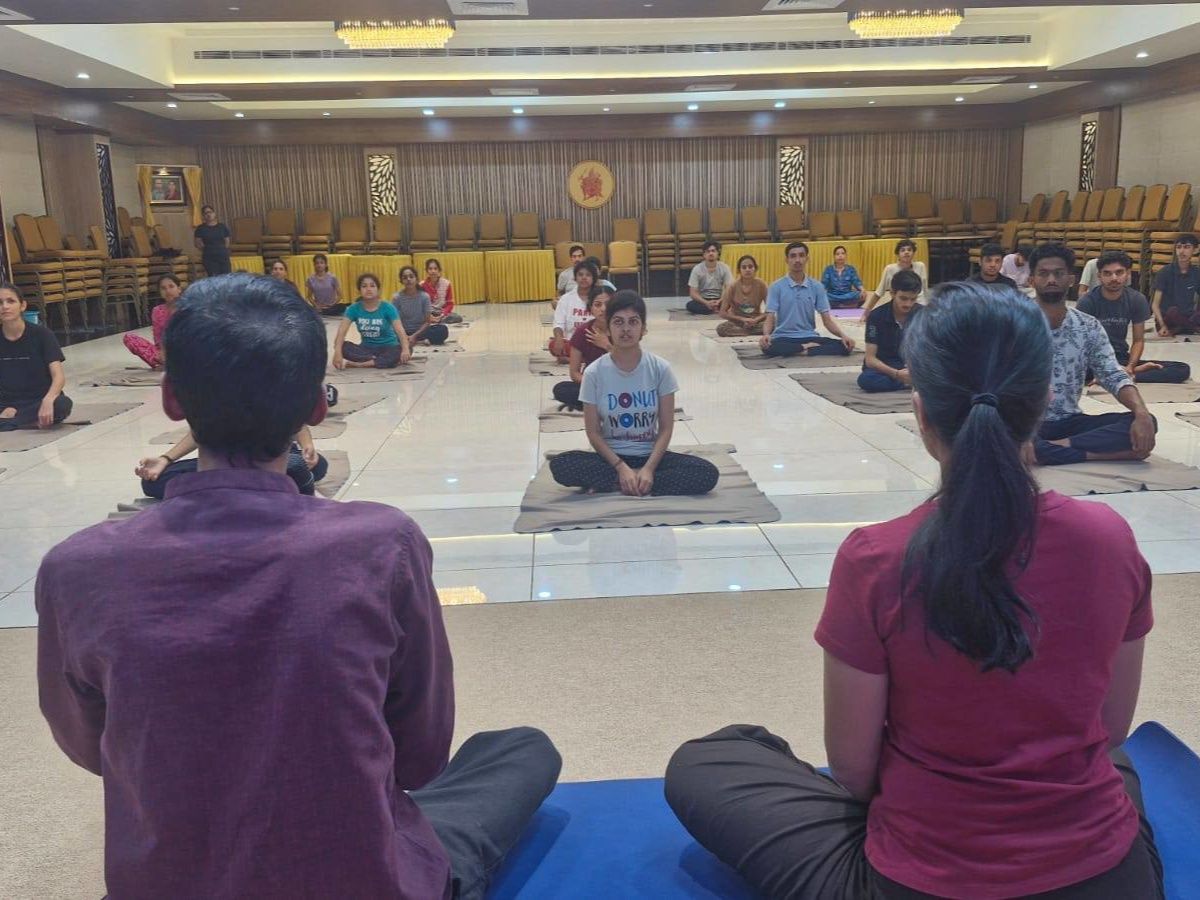 Yoga Session for Campmates of PARINATHI 2025 at WKC